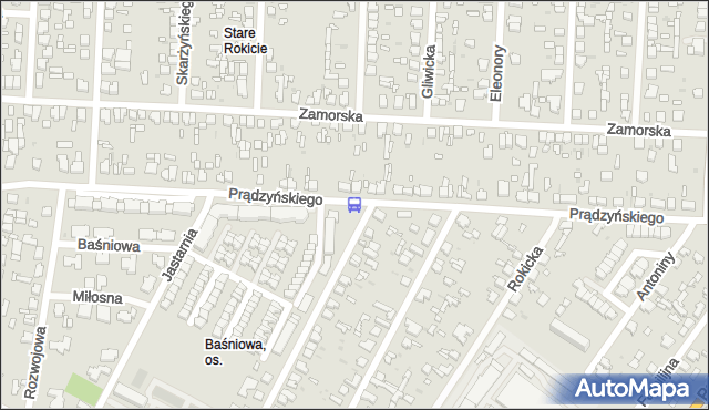Przystanek Prądzyńskiego - Darniowa NŻ. MPKLodz - Łódź (id 1709) na mapie Targeo