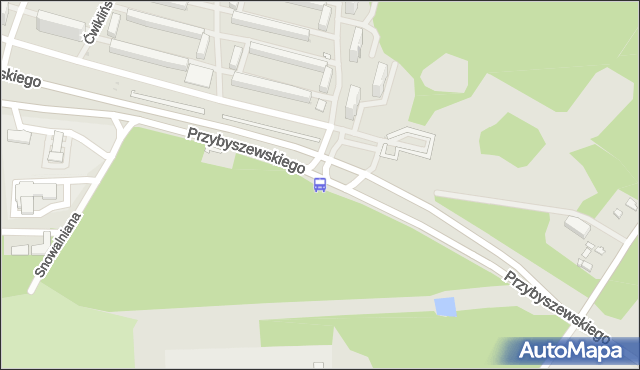 Przystanek Przybyszewskiego - Czajkowskiego. MPKLodz - Łódź (id 898) na mapie Targeo