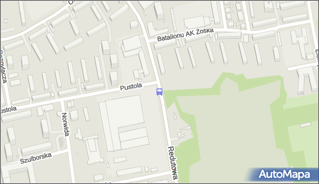 Przystanek Pustola 01. ZTM Warszawa - Warszawa (id 509901) na mapie Targeo