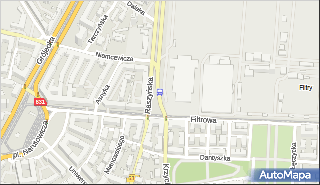 Przystanek Raszyńska 02. ZTM Warszawa - Warszawa (id 402802) na mapie Targeo