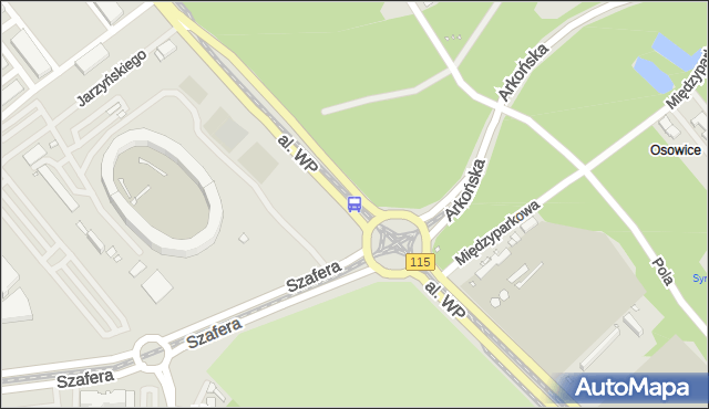 Przystanek Rondo Olszewskiego 11. ZDiTM Szczecin - Szczecin (id 31311) na mapie Targeo
