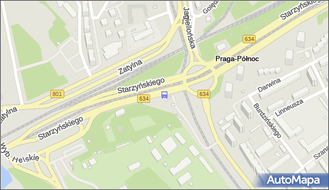Przystanek rondo Starzyńskiego 02. ZTM Warszawa - Warszawa (id 100602) na mapie Targeo