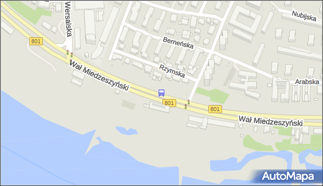 Przystanek Rzymska 02. ZTM Warszawa - Warszawa (id 220202) na mapie Targeo