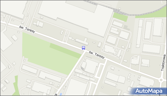 Przystanek Św. Teresy - Kaczeńcowa NŻ. MPKLodz - Łódź (id 1194) na mapie Targeo