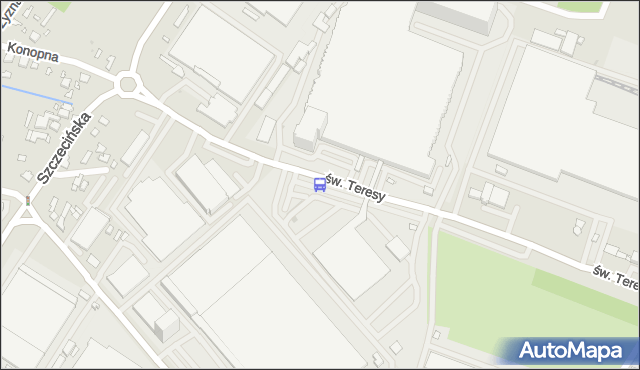 Przystanek Św. Teresy - św. Teresy 109 NŻ. MPKLodz - Łódź (id 1913) na mapie Targeo
