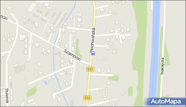 Przystanek Szamocin 02. ZTM Warszawa - Warszawa (id 113202) na mapie Targeo