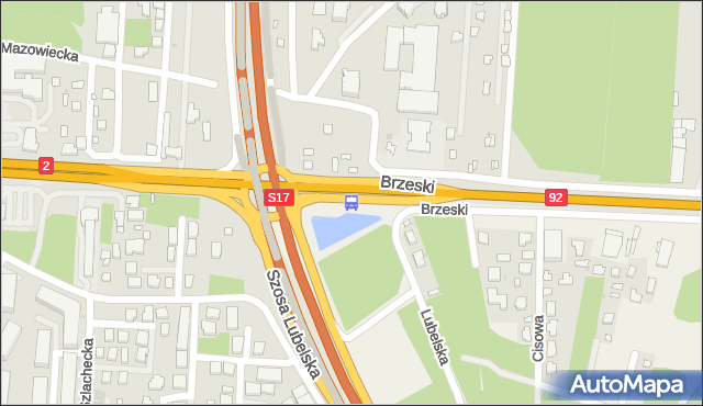 Przystanek szosa lubelska 02. ZTM Warszawa - Warszawa (id 229602) na mapie Targeo