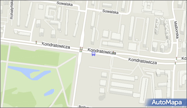 Przystanek Szpital Bródnowski 02. ZTM Warszawa - Warszawa (id 114702) na mapie Targeo
