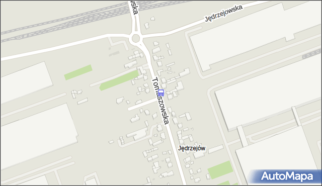 Przystanek Tomaszowska - Jędrzejowska. MPKLodz - Łódź (id 1202) na mapie Targeo