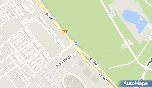 Przystanek Tor Kolarski nż 13. ZDiTM Szczecin - Szczecin (id 31413) na mapie Targeo