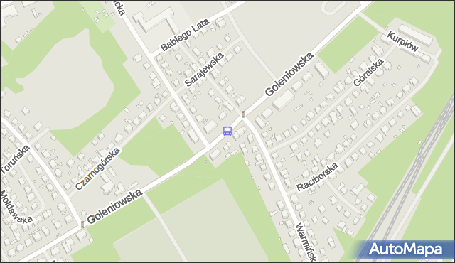Przystanek Warmińska 12. ZDiTM Szczecin - Szczecin (id 71312) na mapie Targeo