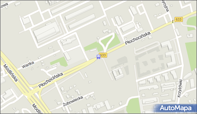 Przystanek Wartka 01. ZTM Warszawa - Warszawa (id 112401) na mapie Targeo