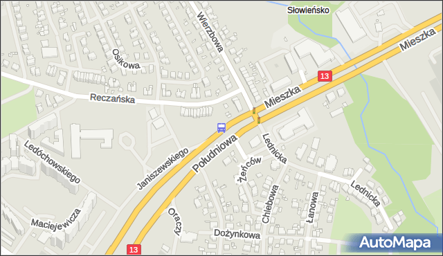 Przystanek Wierzbowa 31. ZDiTM Szczecin - Szczecin (id 23631) na mapie Targeo