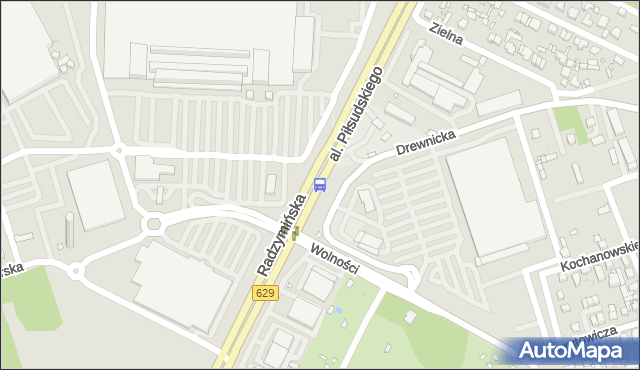 Przystanek Wolności 02. ZTM Warszawa - Warszawa (id 123502) na mapie Targeo
