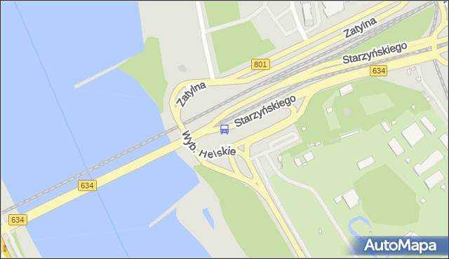 Przystanek Wybrzeże Helskie 02. ZTM Warszawa - Warszawa (id 116402) na mapie Targeo