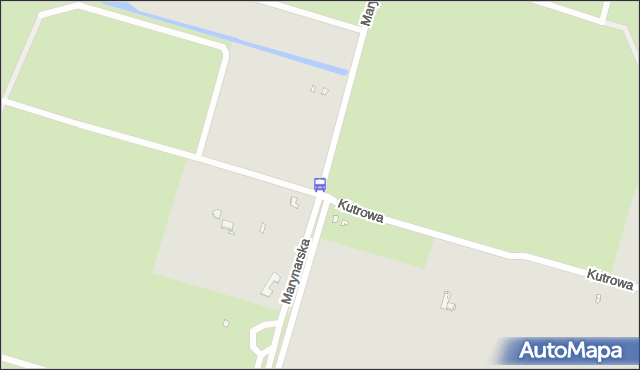 Przystanek Wyspa Pucka Ogrody (nowa nazwa: Kutrowa) 11. ZDiTM Szczecin - Szczecin (id 62211) na mapie Targeo