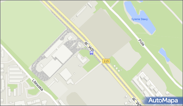 Przystanek Zajezdnia Pogodno 11. ZDiTM Szczecin - Szczecin (id 31211) na mapie Targeo