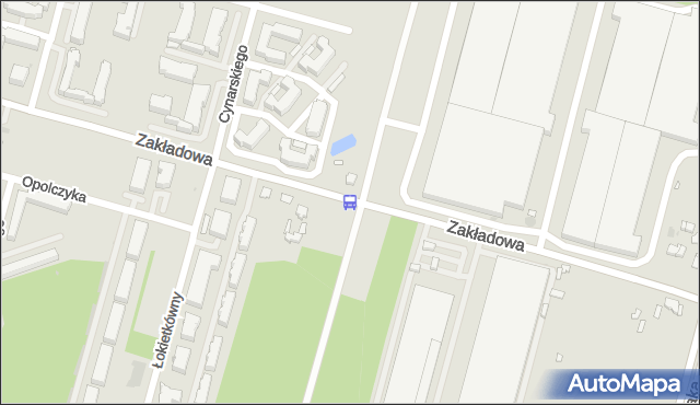 Przystanek Zakładowa - Transmisyjna NŻ. MPKLodz - Łódź (id 1409) na mapie Targeo