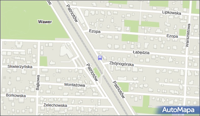 Przystanek Zbójnogórska 02. ZTM Warszawa - Warszawa (id 231402) na mapie Targeo