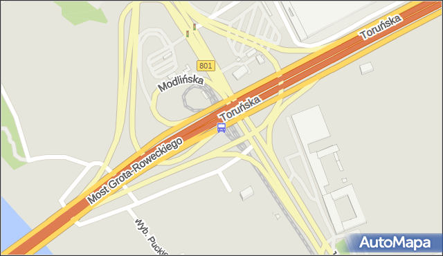 Przystanek Żerań FSO 08. ZTM Warszawa - Warszawa (id 101308) na mapie Targeo