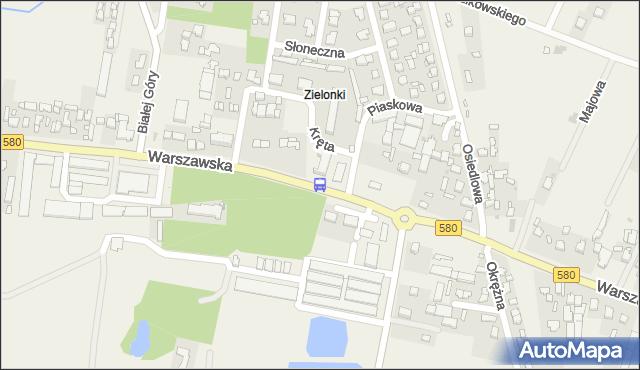 Przystanek Zielonki 01. ZTM Warszawa - Warszawa (id 614901) na mapie Targeo