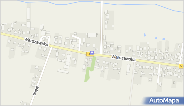 Przystanek Zielonki-Wieś 01. ZTM Warszawa - Warszawa (id 615101) na mapie Targeo