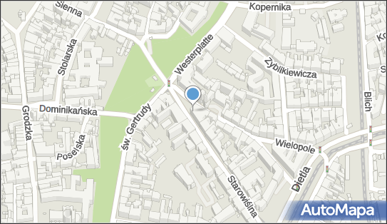 AED - Defibrylator, Wielopole 1, Kraków 31-072