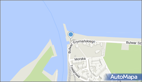 AED - Defibrylator, Bulwar Szymańskiego Jana 1, Kołobrzeg 78-100