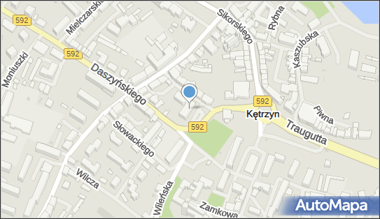 AED - Defibrylator, Plac Grunwaldzki 1, Kętrzyn 11-400
