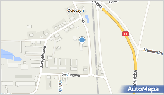 AED - Defibrylator, Topolowa 10, Ocieszyn 64-600