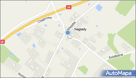 AED - Defibrylator, Wiejska 28, Naglady 11-036