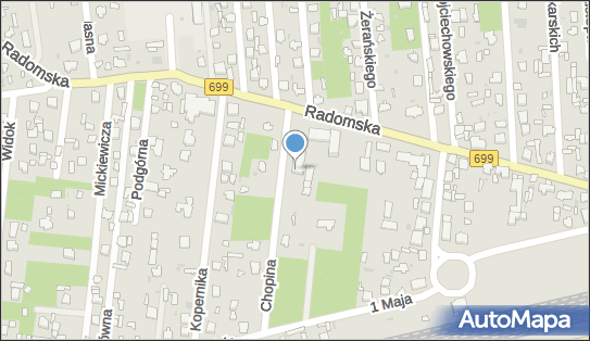 AED - Defibrylator, Chopina Fryderyka 1, Jedlnia-Letnisko 26-630, numer telefonu