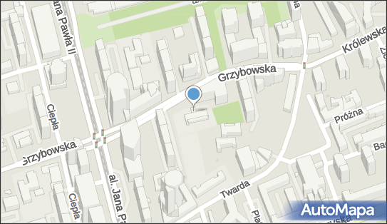 AED - Defibrylator, Grzybowska 7, Warszawa 00-132