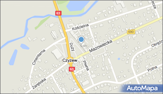 AED - Defibrylator, Lokalizacja: Na ścianie budynku Duży Rynek 5