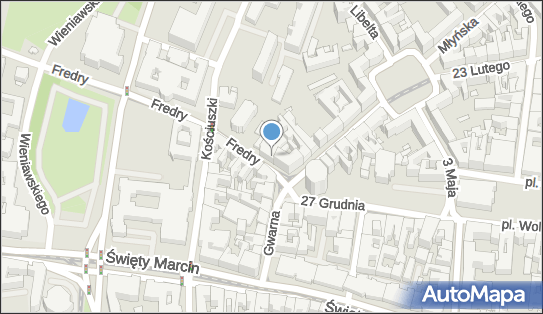 AED - Defibrylator, Fredry Aleksandra 12, Poznań 61-701