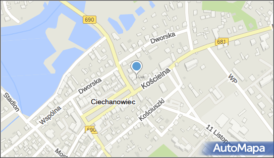 Allegro One Box Automaty, Plac 3 Maja 18, Ciechanowiec 18-230, godziny otwarcia