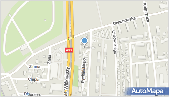 Allegro One Box, zielony automat, Rychlińskiego 20, Łódź 91-089, godziny otwarcia