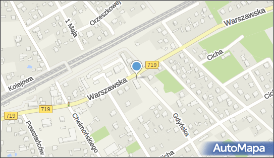 Allegro One Box, zielony automat, Warszawska 24, Chylice-Kolonia 96-313, godziny otwarcia