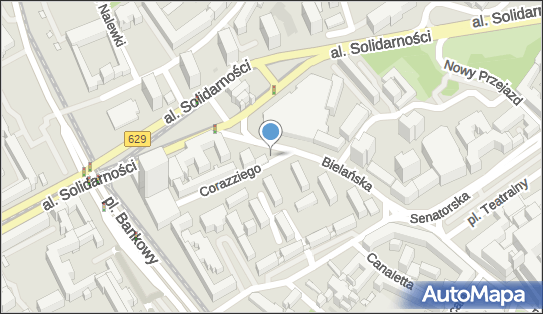 Allegro One Box, zielony automat, Corazziego 2a, Warszawa 00-087, godziny otwarcia