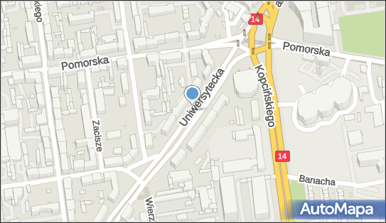 Allegro One Box, zielony automat, Uniwersytecka 42/44, Łódź 90-233, godziny otwarcia