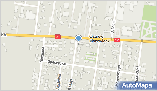 Allegro One Box, zielony automat, Poznańska 205, Ożarów Mazowiecki 05-850, godziny otwarcia