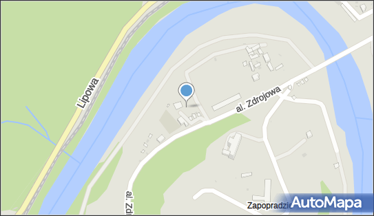Zapopradzie, al. Zdrojowa, Muszyna - Amfiteatr