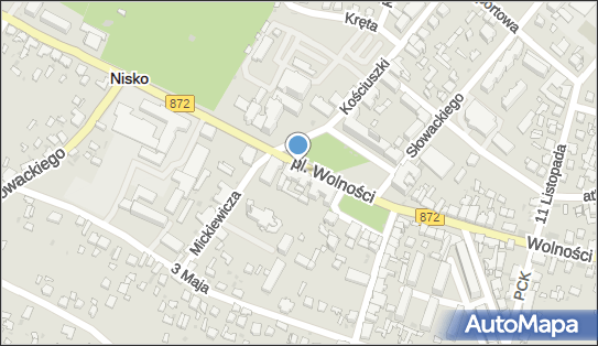 Areszt Śledczy, Plac Wolności 15, Nisko 37-400, numer telefonu