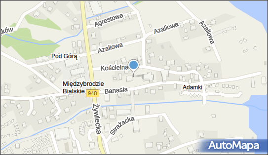 Kościół Parafialny w Międzybrodziu Bialskim, ul. ks. Banasia 5 - Atrakcja turystyczna, numer telefonu