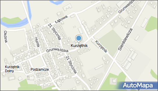 Kościół, usługi, Grunwaldzka 13, Kurzętnik 13-306 - Atrakcja turystyczna