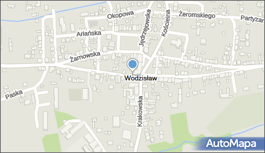 Kościół, usługi, Krakowska 3, Wodzisław 28-330 - Atrakcja turystyczna