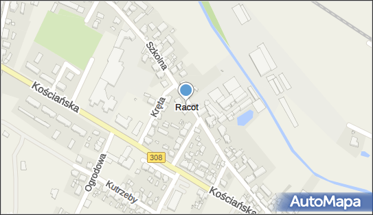 Pałac, kościół, park, pomnik, Kręta 16, Racot 64-000 - Atrakcja turystyczna