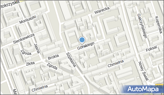 Ulica Górskiego, ul. Górskiego, Warszawa - Atrakcja turystyczna
