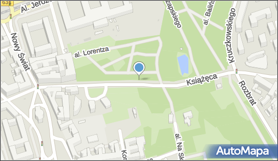 Ulica Książęca, ul. Książęca, Warszawa - Atrakcja turystyczna