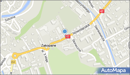 Ulica Nowotarska, ul. Nowotarska, Zakopane - Atrakcja turystyczna